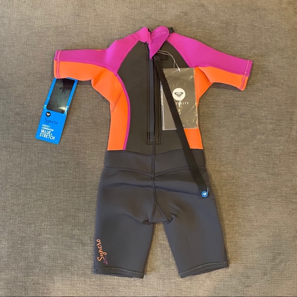 Roxy Syncro Kids Long Sleeve Springsuit Wetsuit - Picture 2 of 7